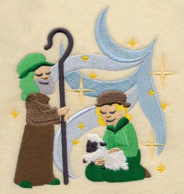 Watching Over Their Flock - Shepherds - Image 3