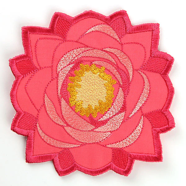 Water Lily Coaster (In-the-Hoop) - Image 5
