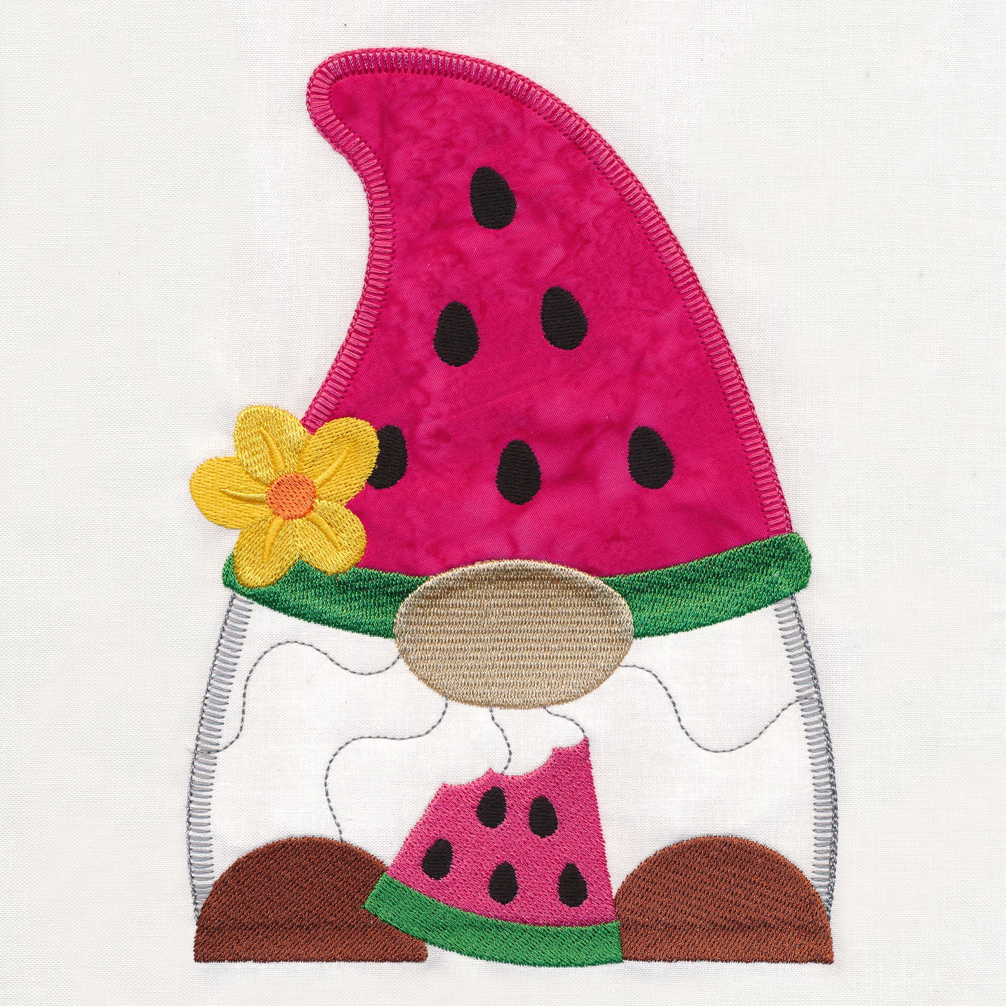 Watermelon Gnome (Heirloom Applique) - Image 2
