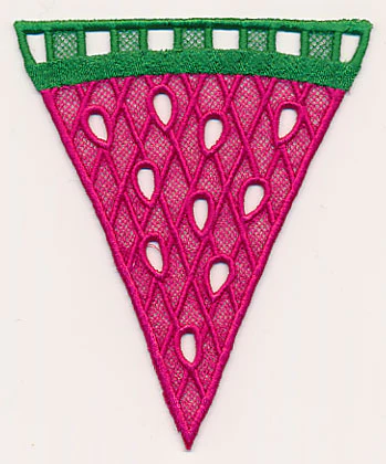 Watermelon Slice Bunting (Lace) - Image 2