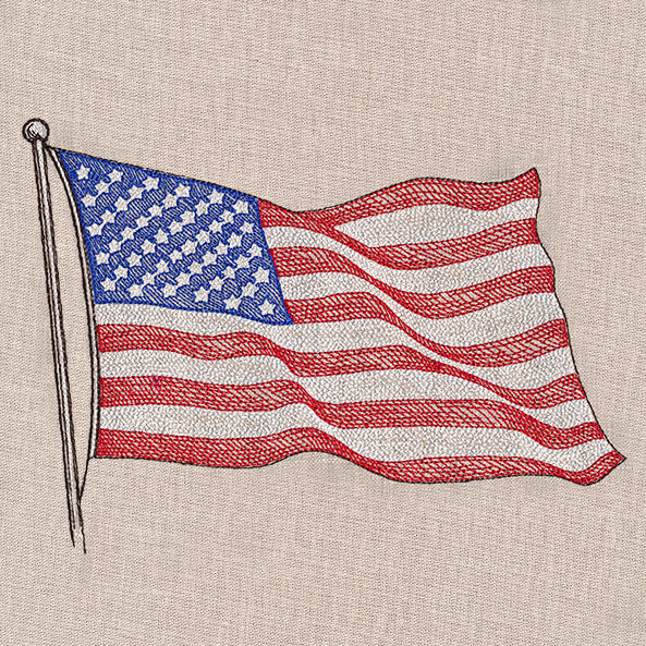 Waving American Flag - Image 2