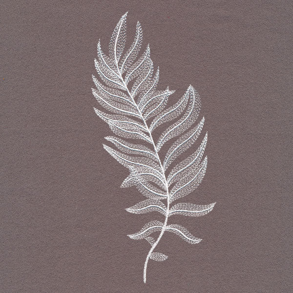 Wavy Whitework Feather Fern - Image 3