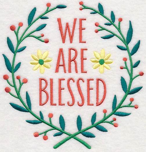 We Are Blessed Wreath - Image 2