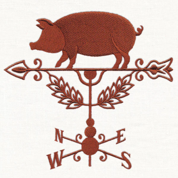 Weather Vane Silhouette - Pig - Image 5