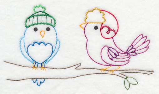 Weathering the Winter Birds 1 (Vintage) - Image 3