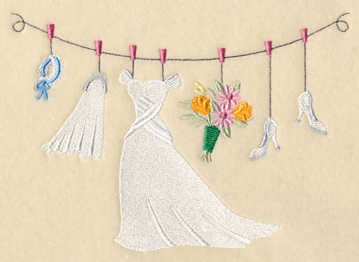 Wedding Clothesline - Bride - Image 3