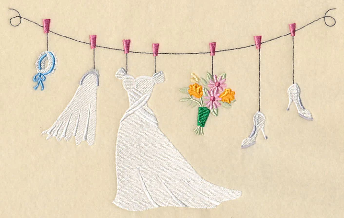 Wedding Clothesline - Bride - Image 4