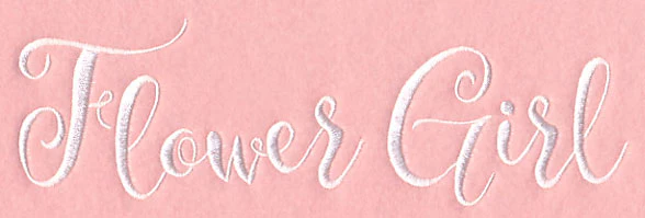 Wedding Typography - Flower Girl - Image 3