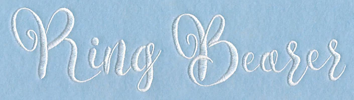 Wedding Typography - Ring Bearer - Image 2
