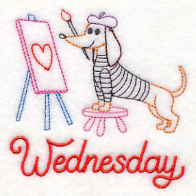 Wednesday Dachshund (Vintage) - Image 2