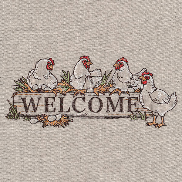 Welcome Chicken Sign - Image 3