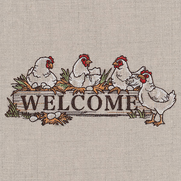 Welcome Chicken Sign - Image 7