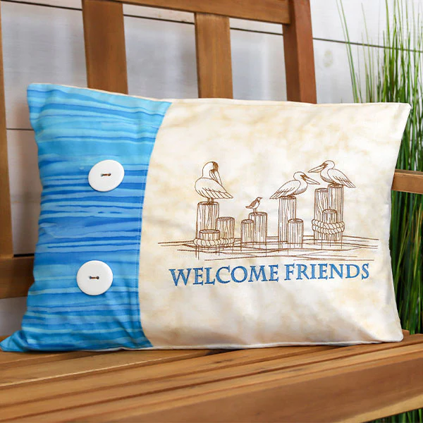 Welcome Friends Pelican Sign - Image 6