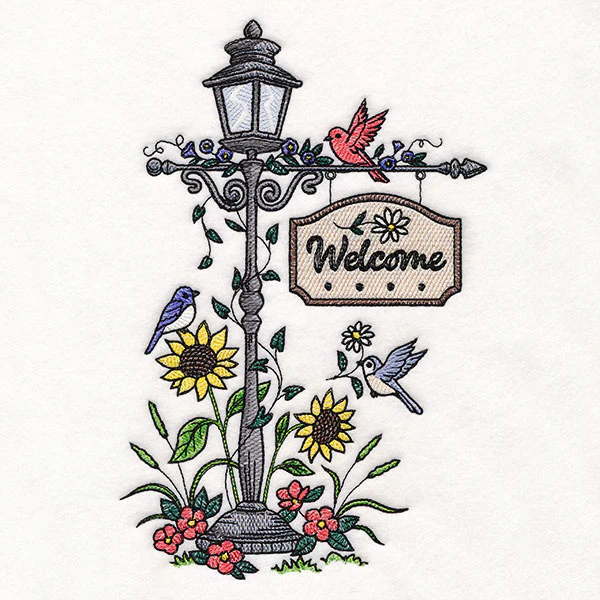 Welcome Summer Lamppost - Image 4