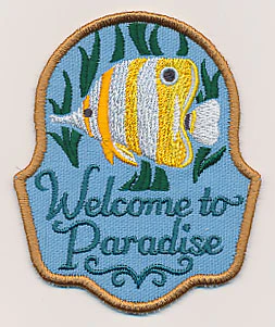 Welcome To Paradise Magnet (In-the-Hoop) - Image 3