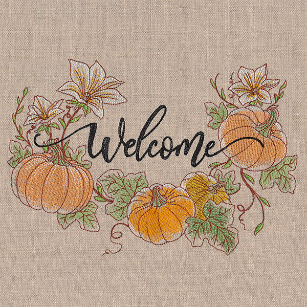 Welcome with Fall Pumpkins - Image 3