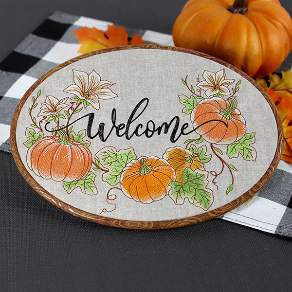 Welcome with Fall Pumpkins - Image 6
