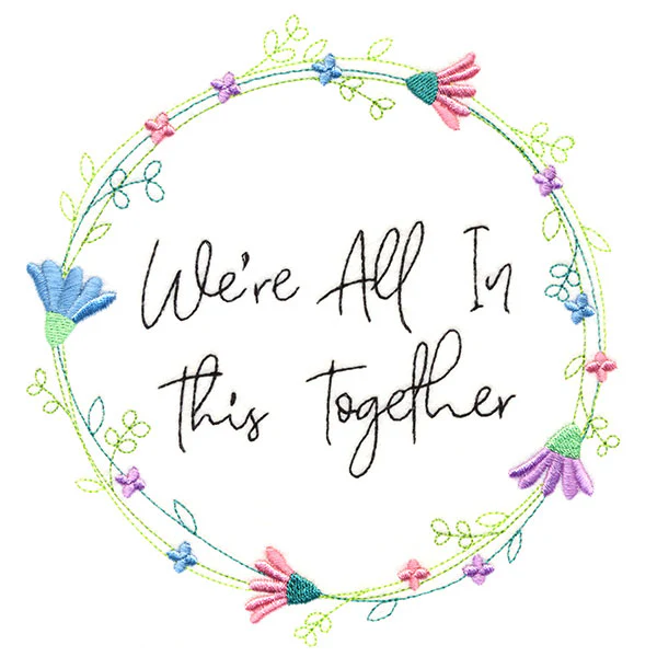 We're All In This Together Wreath - Image 6