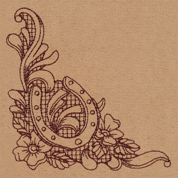 Western Blooms Corner (Trapunto) - Image 3