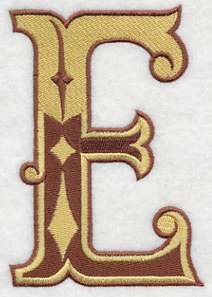 Western Letter E (5 inch) - Image 2