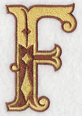 Western Letter F (5 inch) - Image 3