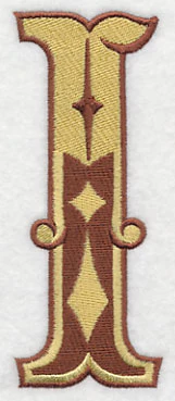 Western Letter I (5 inch) - Image 5