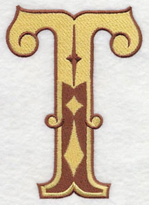 Western Letter T (5 inch) - Image 2