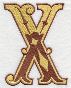 Western Letter X (5 inch) - Image 2