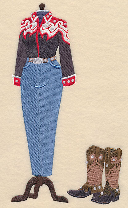 Western Rodeo Dress Form - Hers - Image 2