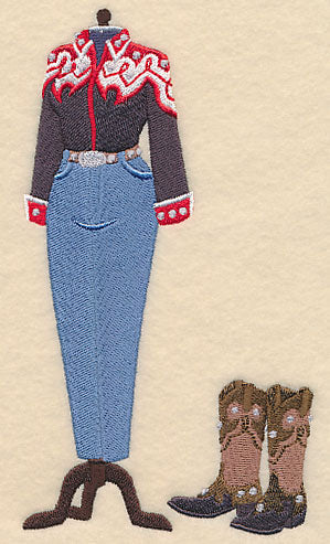 Western Rodeo Dress Form - Hers - Image 4