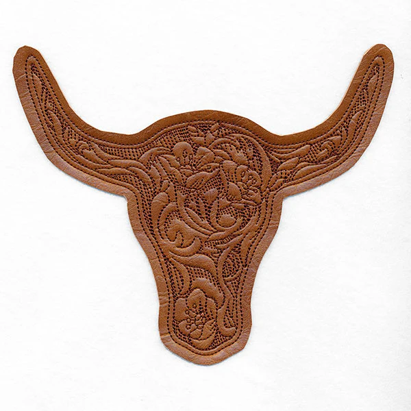 Western & Wild Steer Head (Applique) - Image 2