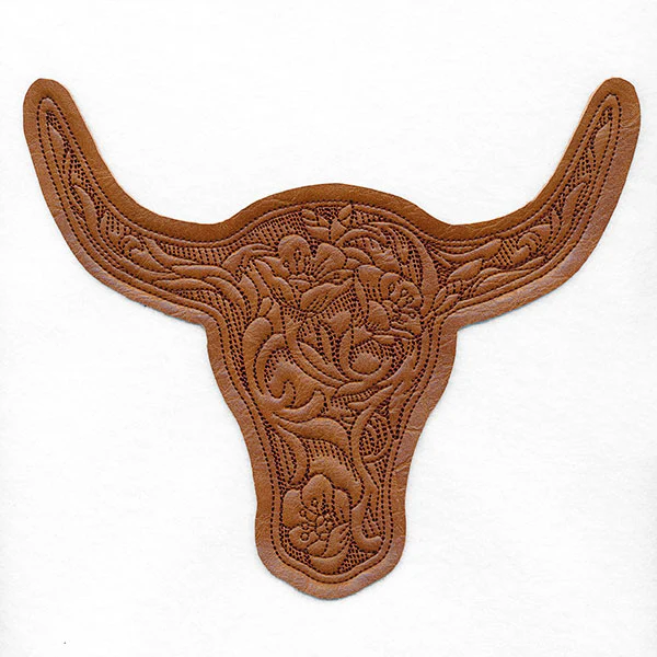 Western & Wild Steer Head (Applique) - Image 4