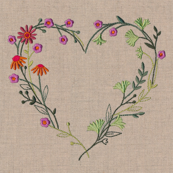 Whimsical Autumn Wildflower Wreath - Image 2