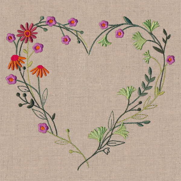 Whimsical Autumn Wildflower Wreath - Image 5
