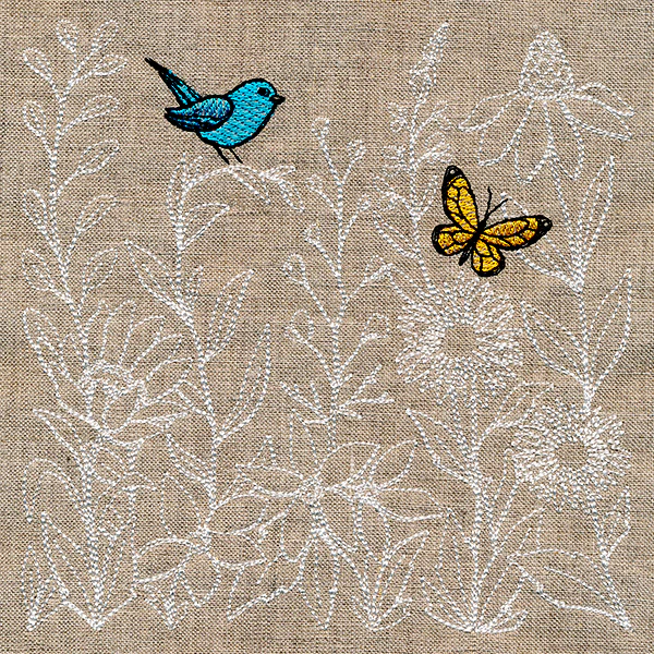 Whimsical Botanical Gems Square - Image 3