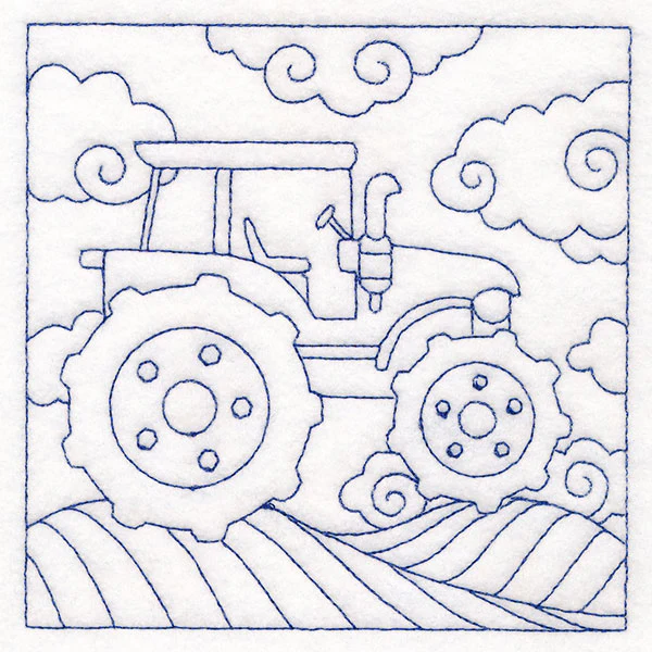 Whimsical Farm Life Quilting - Tractor (Double Run) - Image 10