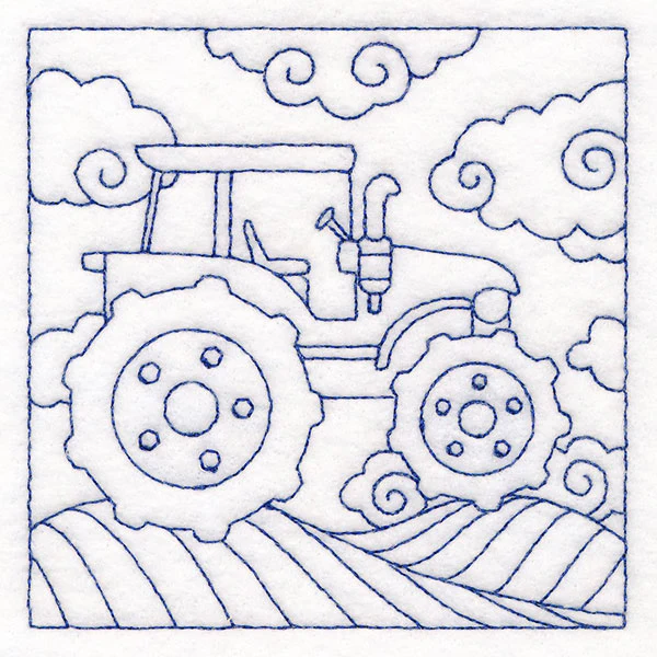 Whimsical Farm Life Quilting - Tractor (Double Run) - Image 13