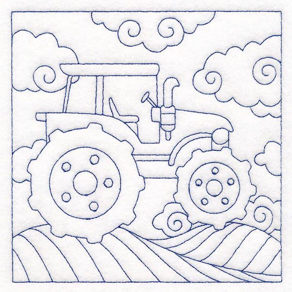 Whimsical Farm Life Quilting - Tractor (Double Run) - Image 7