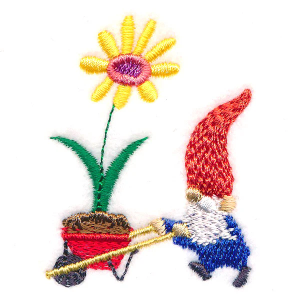 Whimsical Wheelbarrow Gnome - Image 2