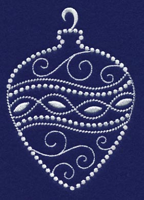 White Christmas Ornament Glow - Image 3