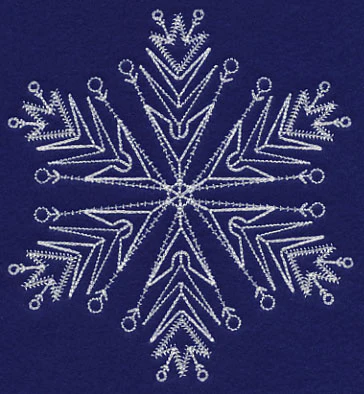 White Christmas Snowflake Freeze - Image 3