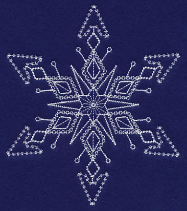White Christmas Snowflake Frost - Image 3
