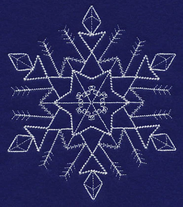 White Christmas Snowflake Ice - Image 3