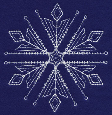 White Christmas Snowflake Sparkle - Image 3