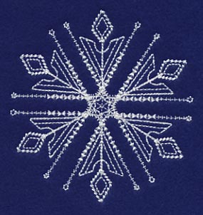White Christmas Snowflake Sparkle - Image 4