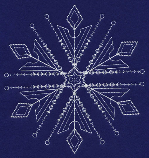 White Christmas Snowflake Sparkle - Image 6