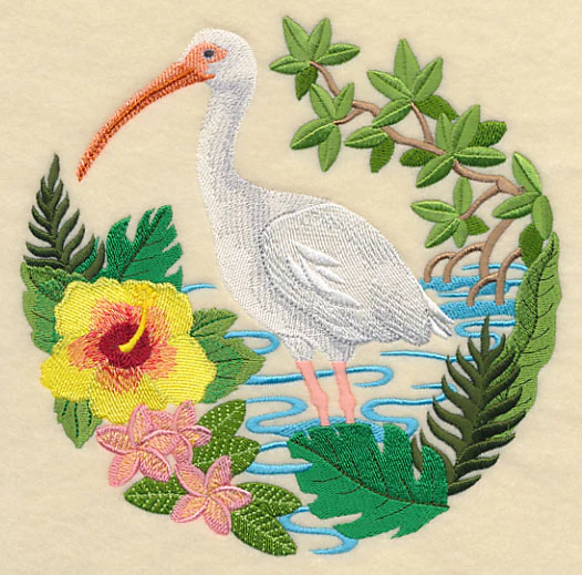 White Ibis Scene - Image 3