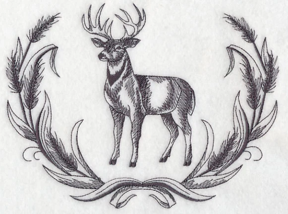 White-tailed Buck Wreath - Image 2