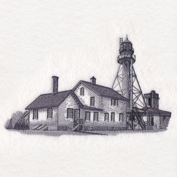 Whitefish Point Lighthouse Sketch (Michigan) - Image 3