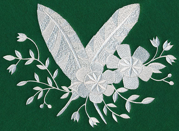 Whitework Feather Bouquet - Image 2